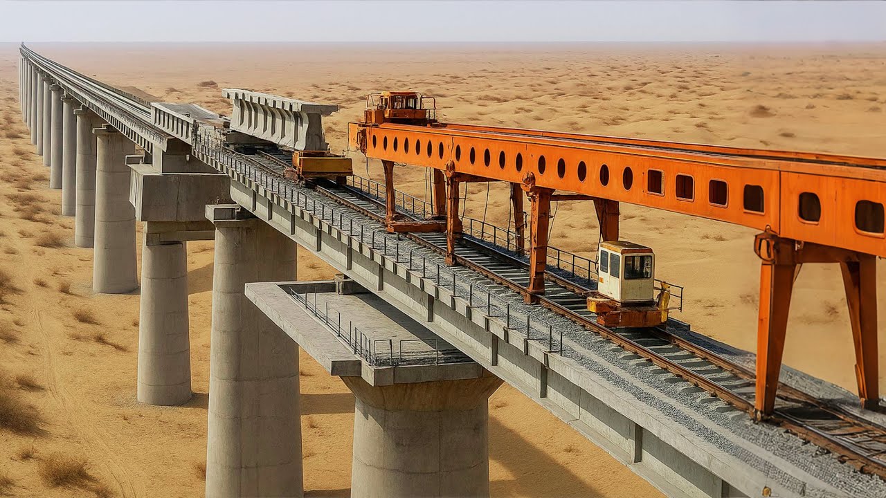 How China Built A 2,000 Kilometer High Speed Railway Across the Desert That Amazed US Engineers