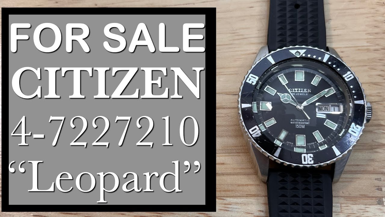 For Sale -- Citizen 4-722710Y Leopard