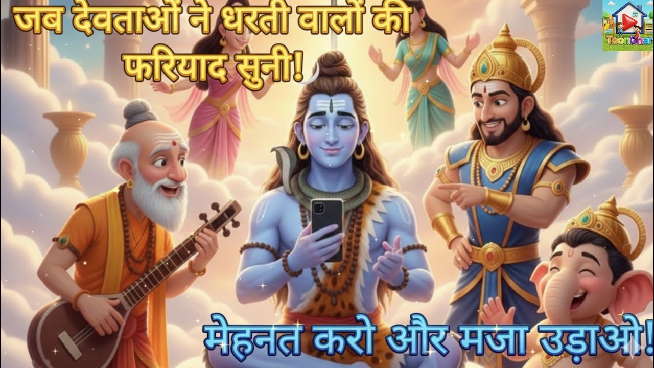 धरती वालों की फरियाद सुनकर देवता भी हँस पड़े |मेहनत बनाम किस्मत | Funny Motivational Hindi Kahani | 