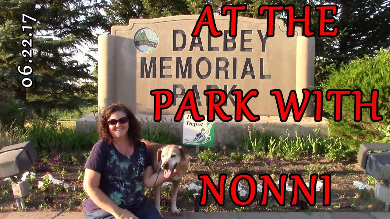 At The Park With Nonni, Dalbey Memorial Park, WY