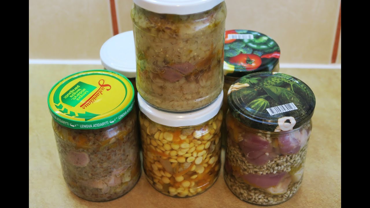 Разные консервы на природе и не только......(просто и очень вкусно)
