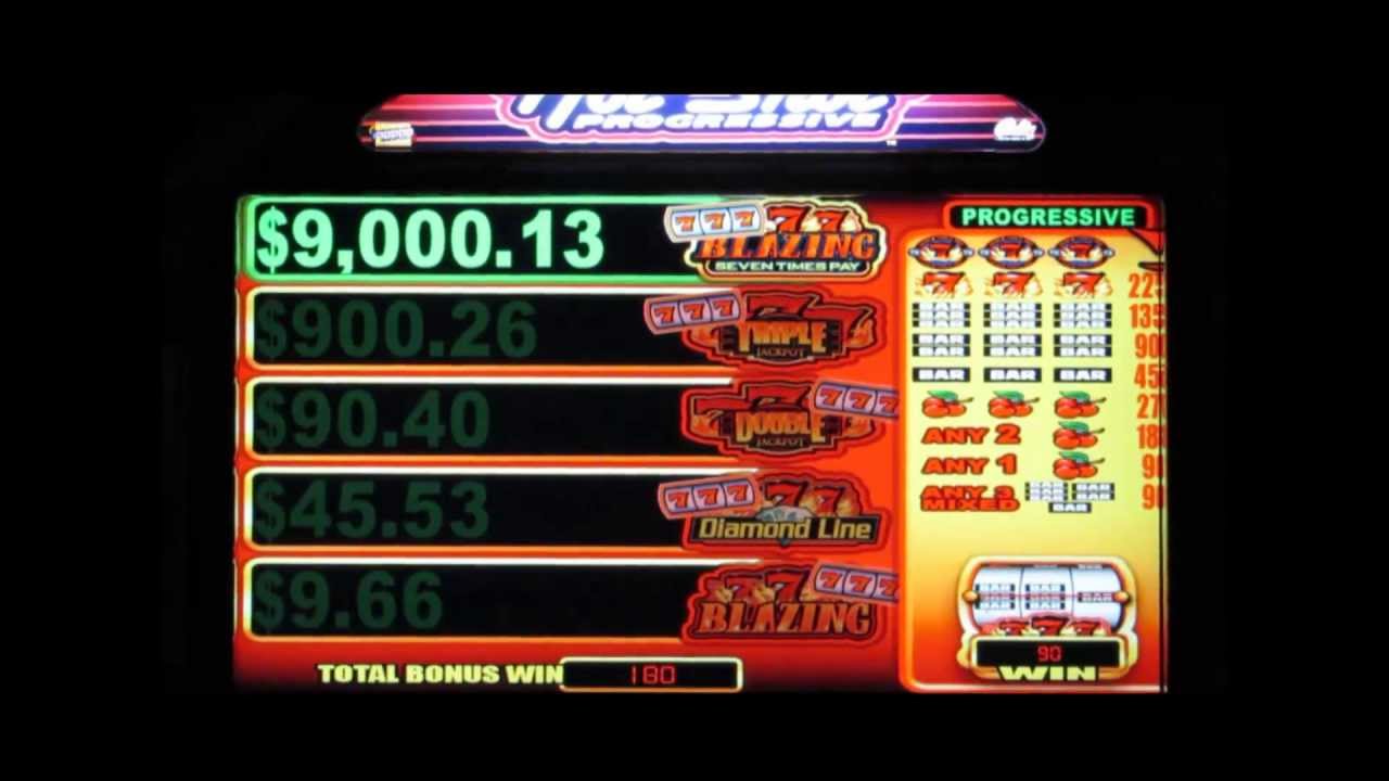 HOT SHOTS BLAZING 7'S ~ www.BettorSlots.com