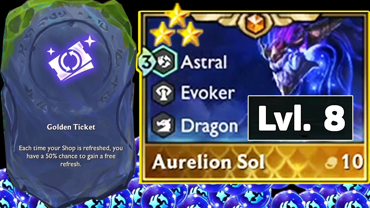 Lvl. 8 Got Aurelion Sol 3 Star with 