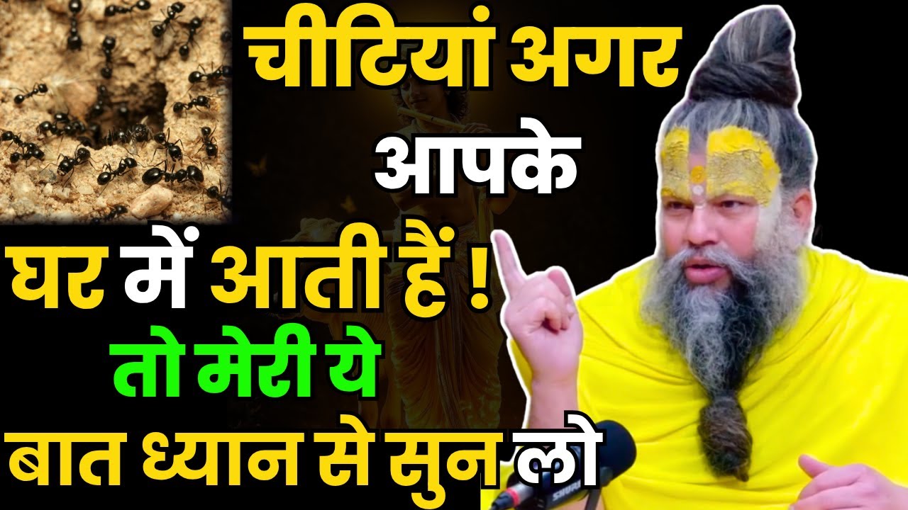चीटियां अगर आपके घर में आती हैं ! तो मेरी ये बात ध्यान से सुन लो | Premanand Ji Maharaj | Premanand