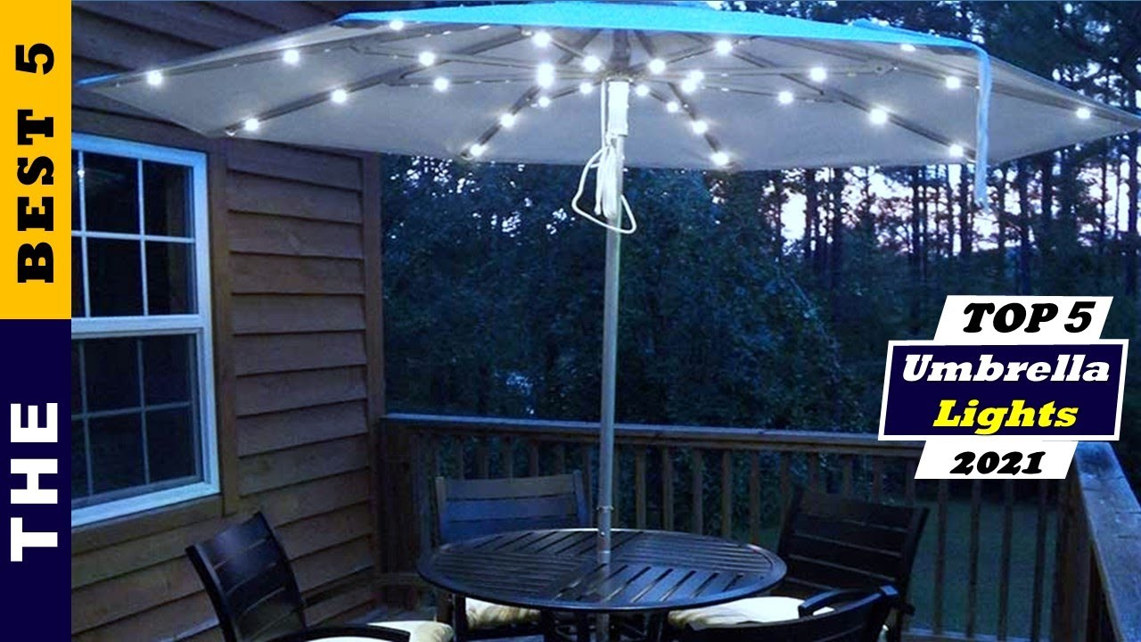 ✅ Top 5: Best Patio Umbrella Lights 2021 [Tested & Reviewed]