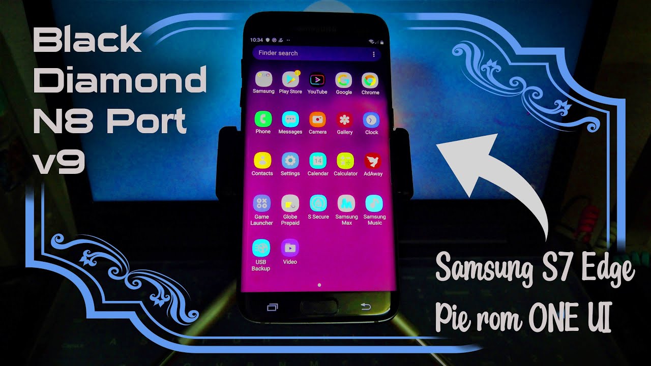 Samsung S7 Edge/ Flat | Pie ONE UI | Black Diamond N8 Port V9.0