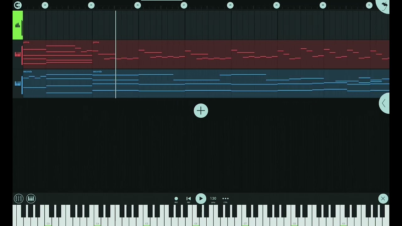 piano duet practice // flm