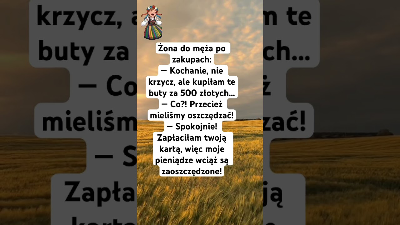 Logika nie do podważenia! 😂 #shorts #beka #suchar #polska #zakupy #pieniądze #mąż #żona #humor #dc