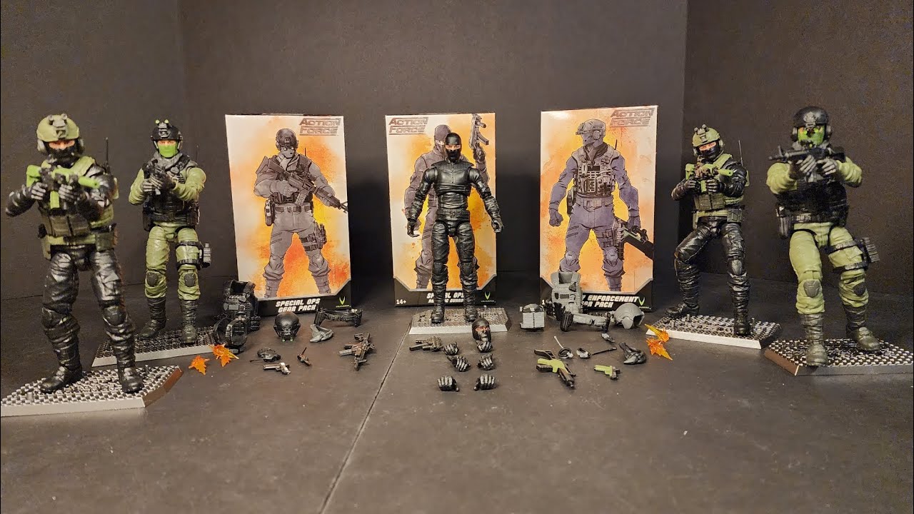 Valaverse Action Force SDS Republic Guard Reissue and Spec Ops/Security Gear Packs
