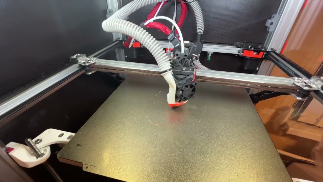 superjanky custom Voron Trident 350 speedtest 1m/s 50k accel 40mm/s SCV