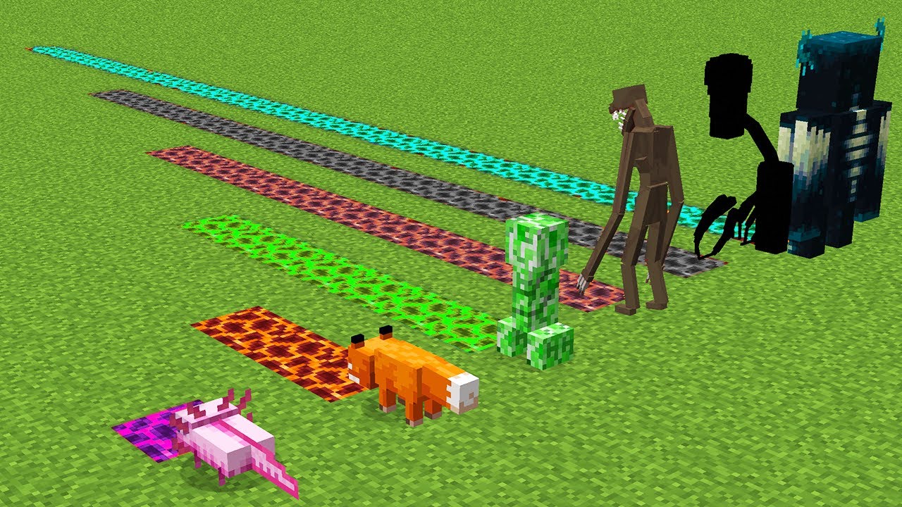Which Mob is Immortal in Minecraft Experiment?