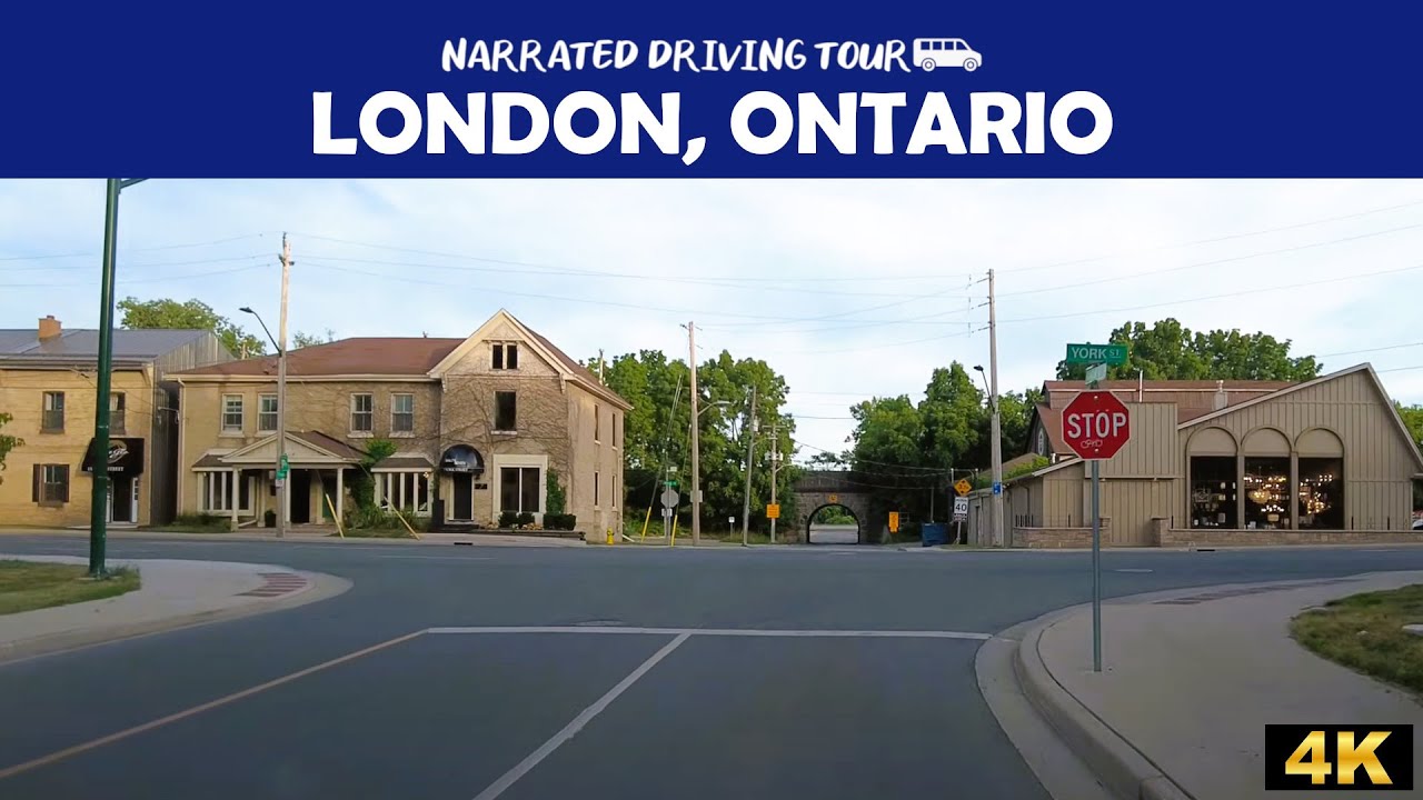 🌳 London Ontario 🍁4K Drive