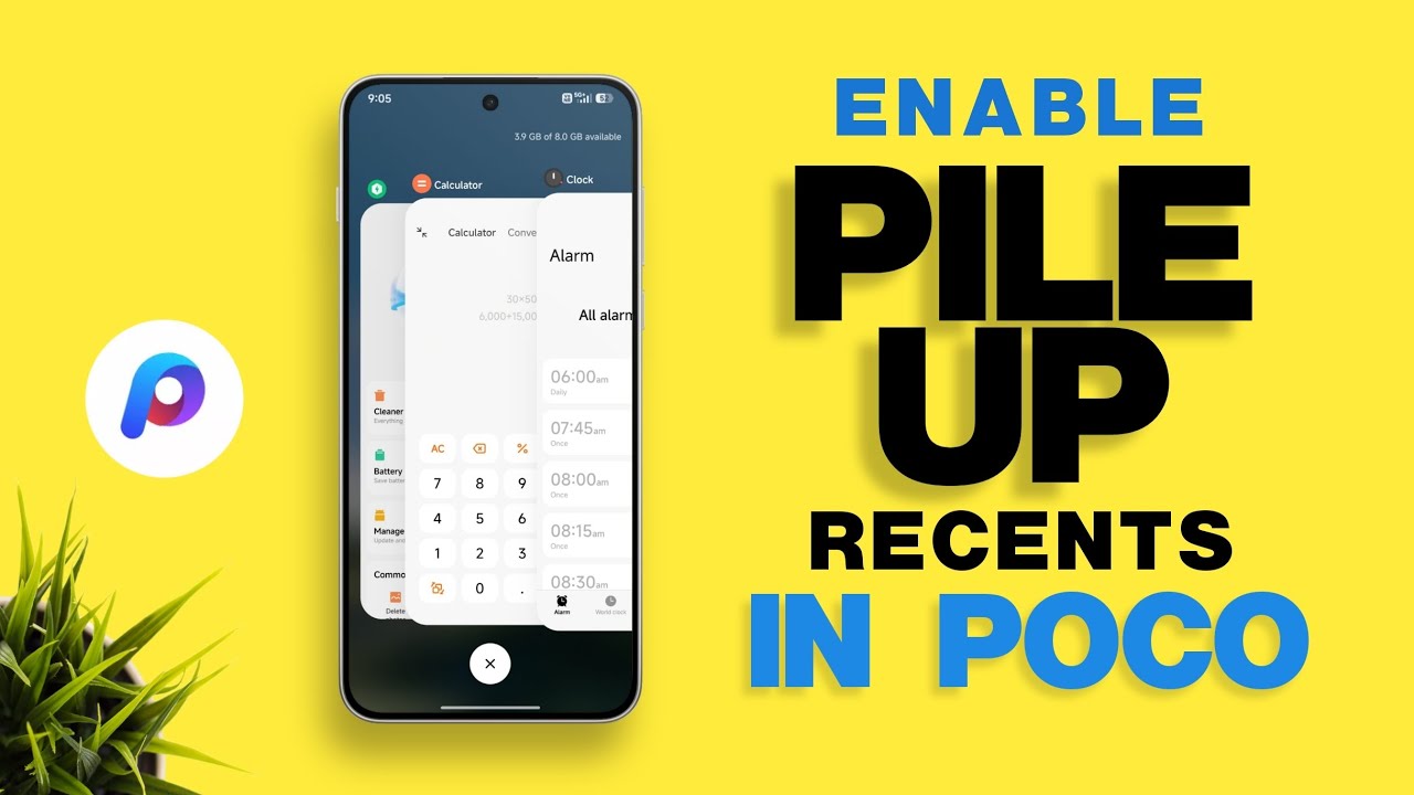 Enable Pile Up (Stack Recents) in POCO Launcher for POCO Devices