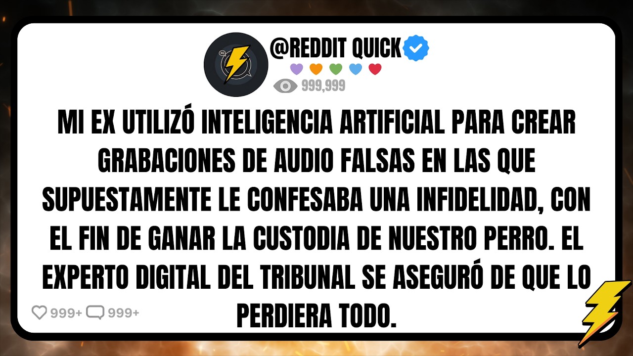 MI EX UTILIZÓ INTELIGENCIA ARTIFICIAL PARA CREAR GRABACIONES DE AUDIO FALSAS EN LAS QUE SUPUESTAM...