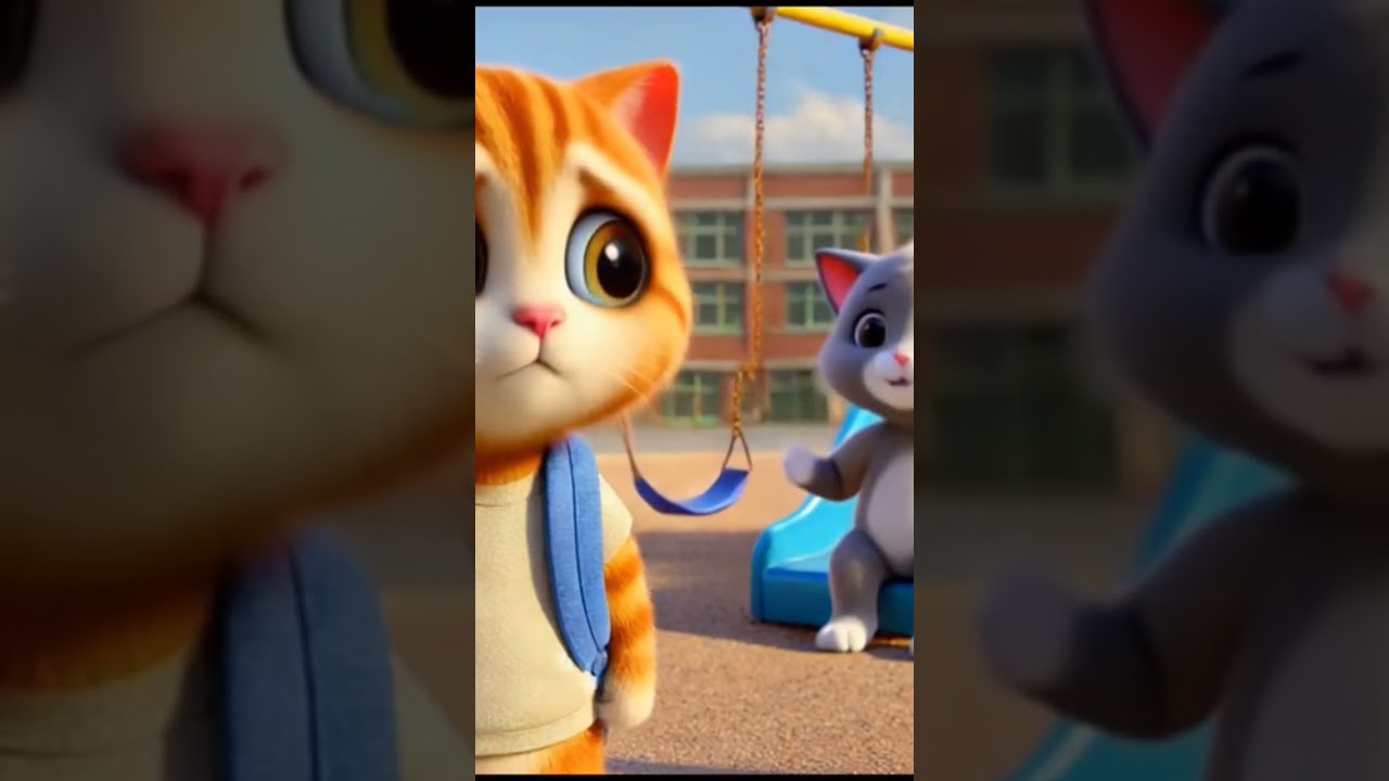 #кошка #школа #учиться #cat #animation #school #running #learning