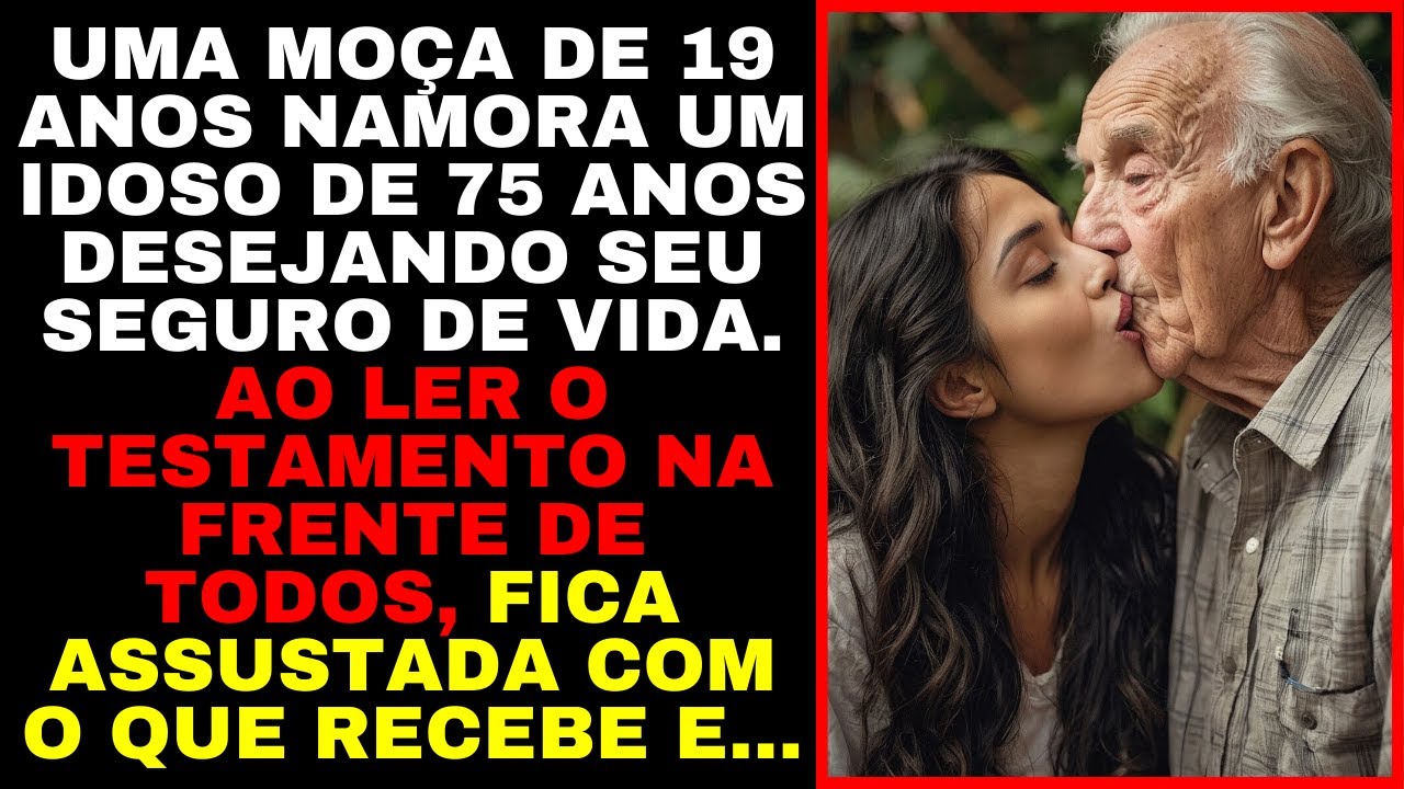 Mulher de 19 anos NAMORA SENHOR de 75 Desejando o SEGURO DE VIDA, Mas Se ASSUSTA Com o Que RECEBE...