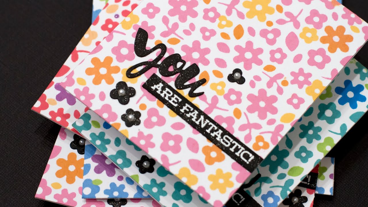 Die Cut Foam Background Stamps