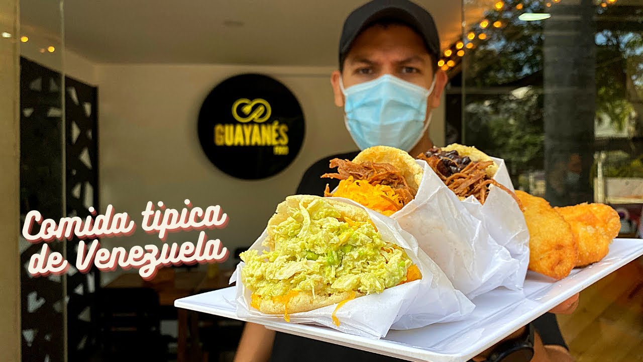 Probando los DESAYUNOS de GUAYAN&Eacute;S en Barranquilla 🥟 Comida tipica Venezolana