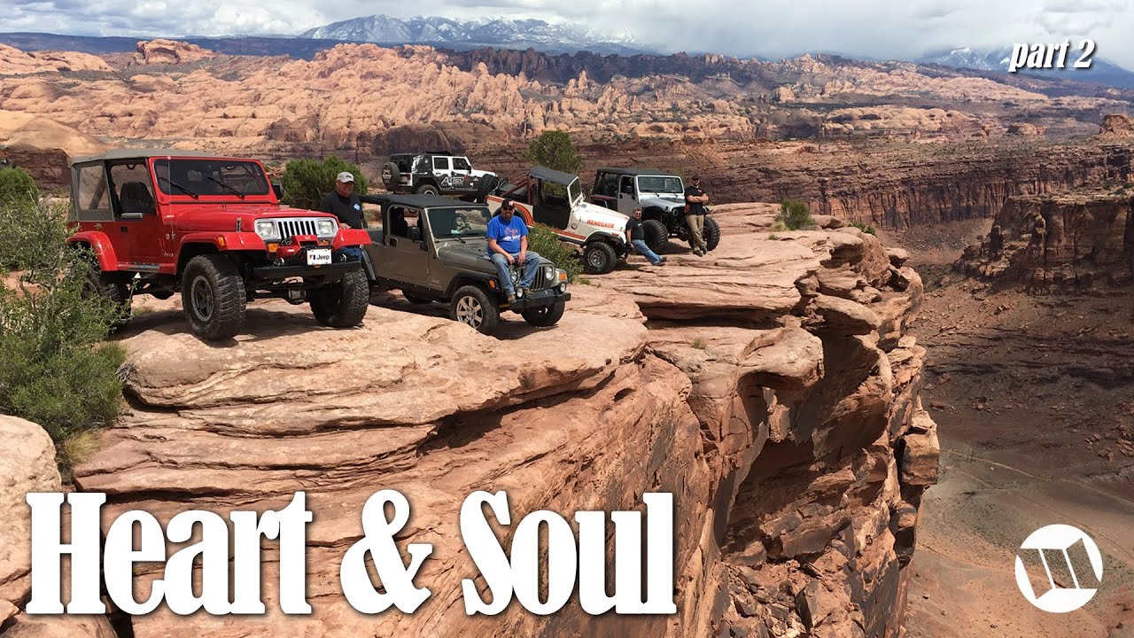 Wheeling with Jeep Engineers on Moab Rim and Cliff Hanger in Moab : HEART & SOUL Part 2