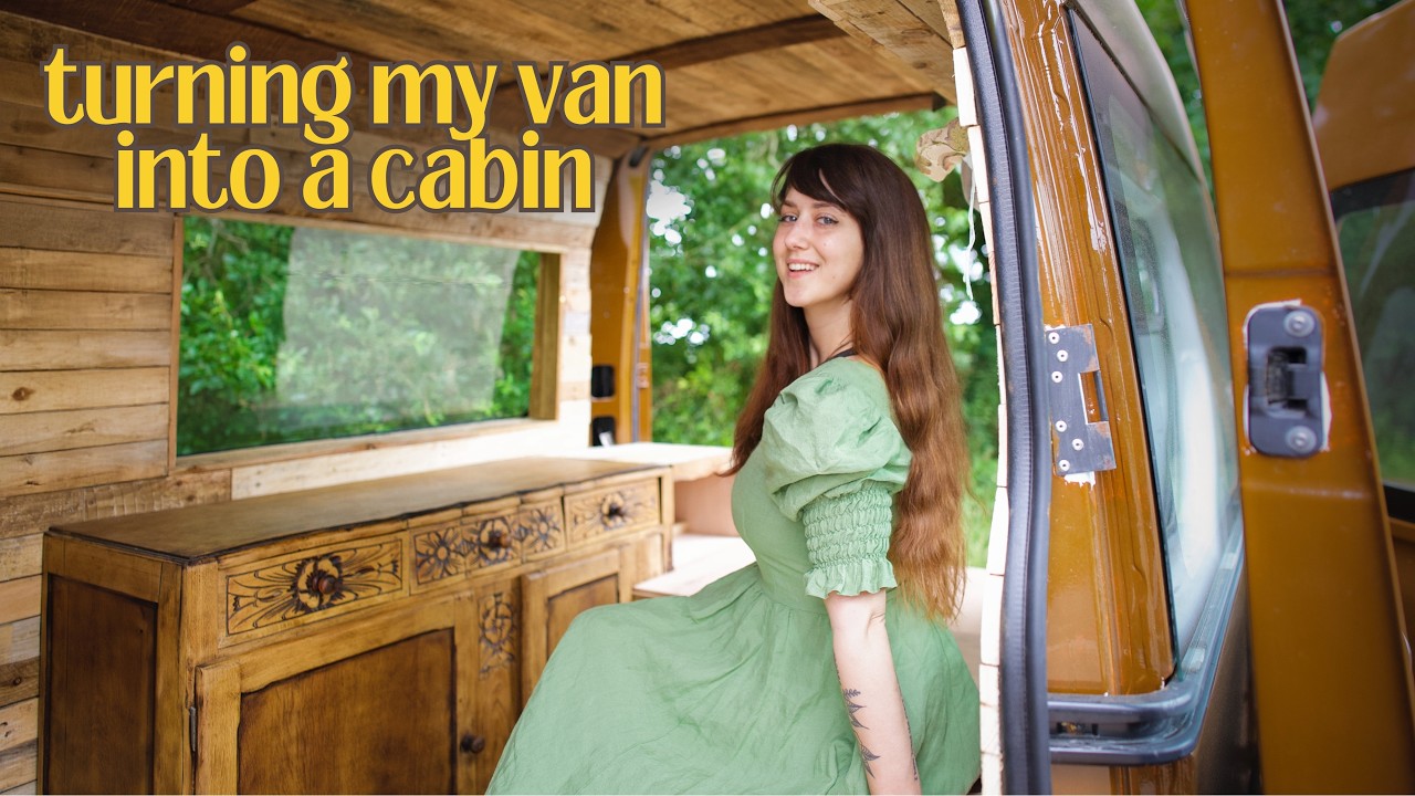Building a Cosy Cabin On Wheels With Pallet Wood