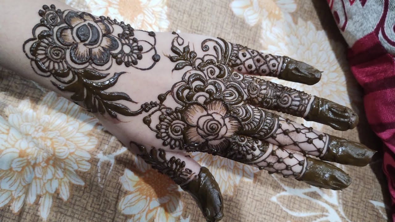 Simple Back hand mehndi design|| Henna back hand 