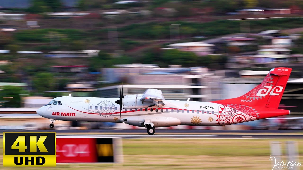 October 13, 2020 : ATR 72-600 reg F-ORVR was seen landing at Tahiti Int'l