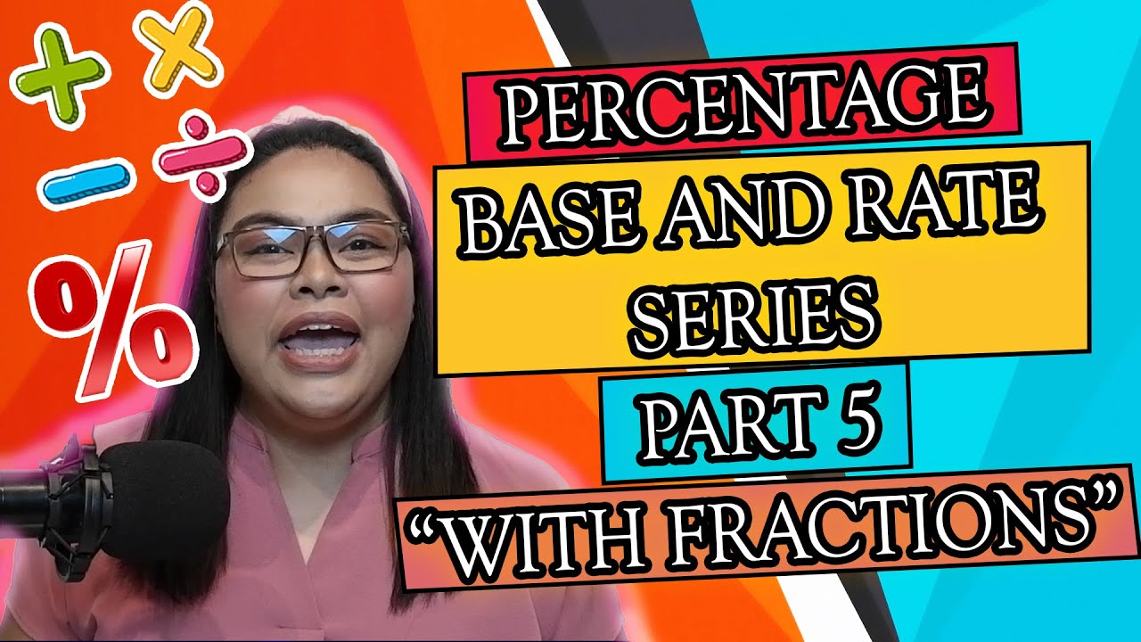 Word Problem: How to solve Percentage, Base and Rate Series PART 5 | Tagalog Explained |Titser Janna