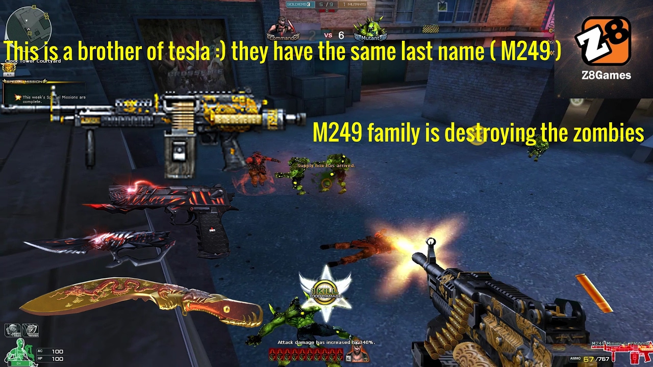 Crossfire NA: M249 Minimi-G. Phoenix | Hero Mode X #YOUMAYNOTKNOW This GUN relates to M240-Tesla