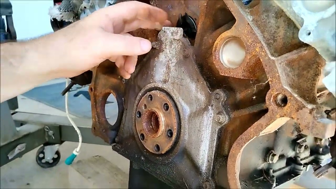 4.6L Rear Main Seal Replacement #fordcars #mechanic #crownvic #grandmarquis