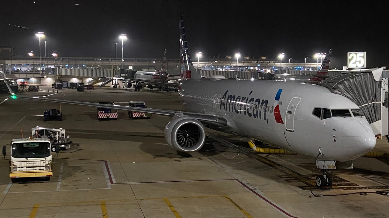 Orlando (MCO) ~ Washington DC (DCA) - American Airlines - Boeing 737MAX8 - Full Flight