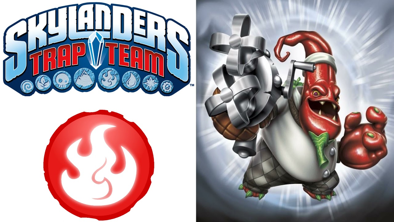 Голосовой клип шеф-повара команды Skylanders Trap Пеппер Джека