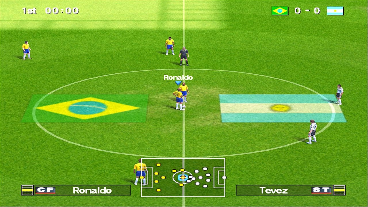 Winning Eleven 10 — Бразилия против Аргентины | PS2