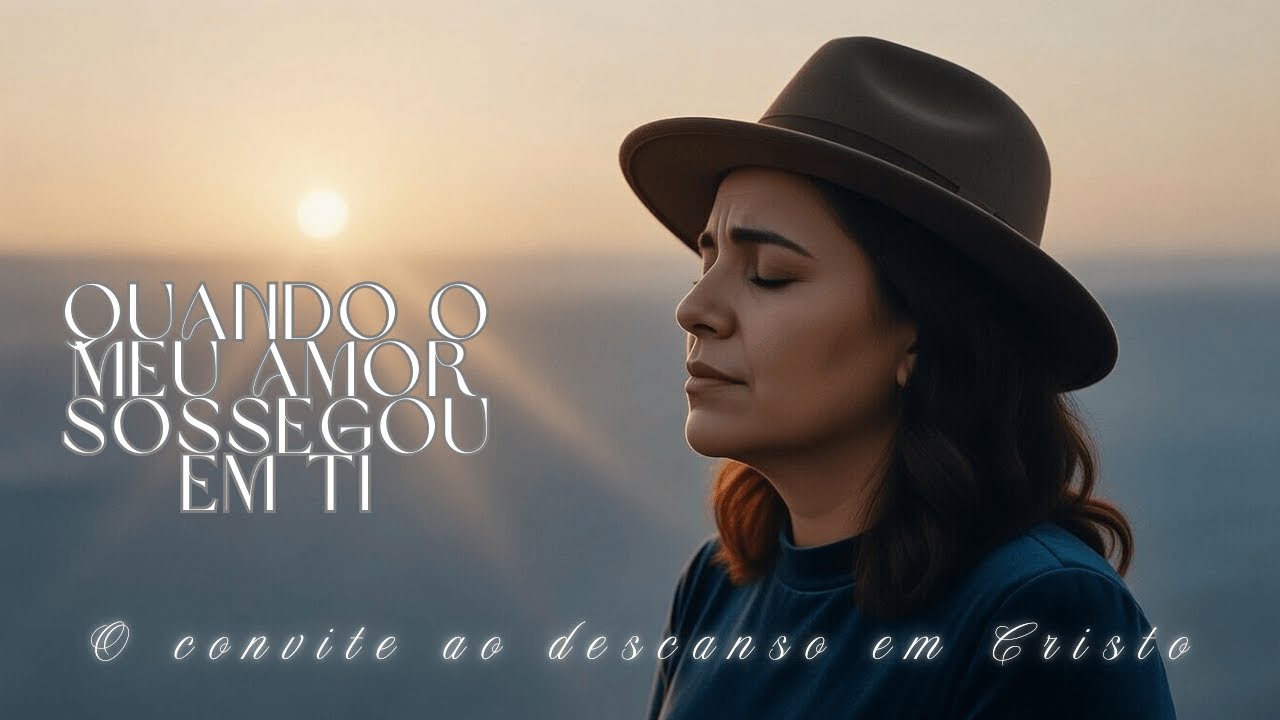 QUANDO MEU CORAÇÃO SOSSEGOU EM TI | Canção Gospel Bíblica (Descanso em Deus)
