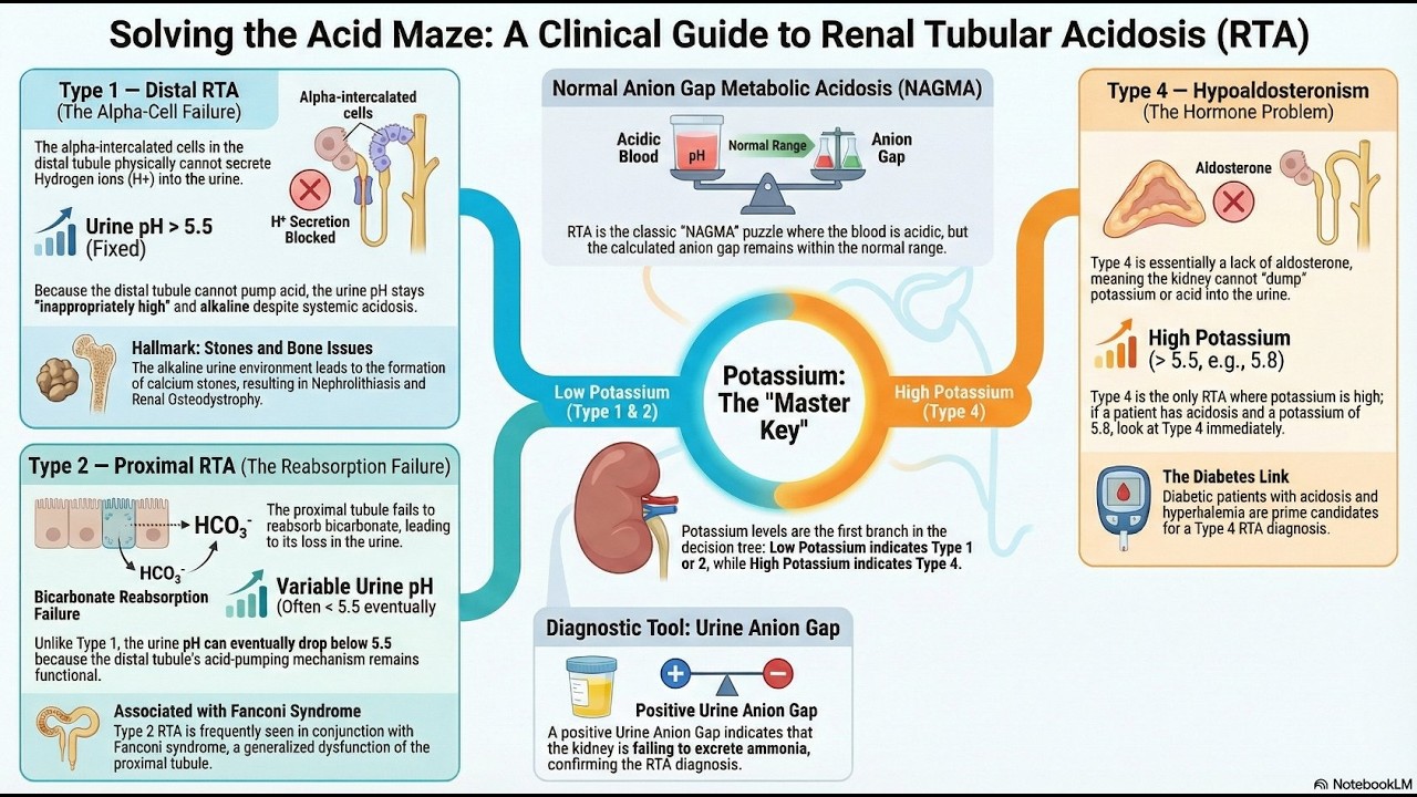 Renal Tubular Acidosis for USMLE (Step 2) | The H+ Secrets 📜