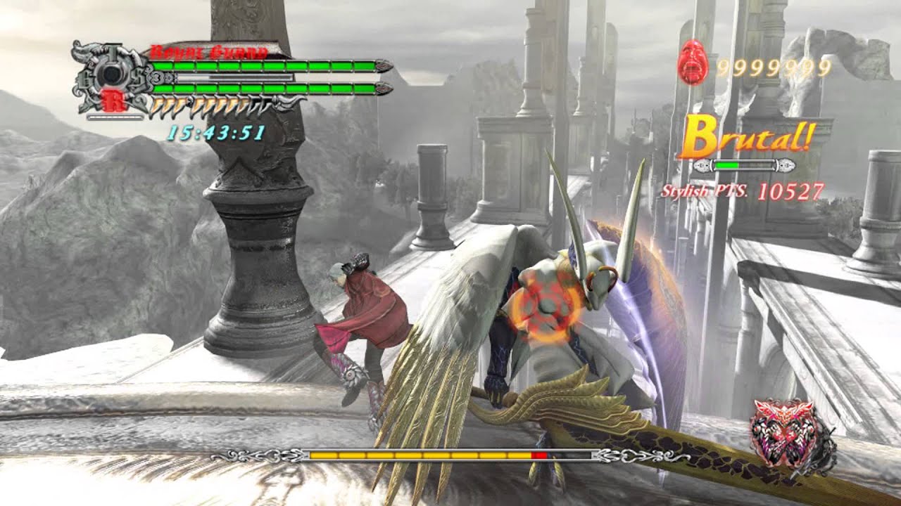 DMC4 (Boss Rush Mode) -speedrun- [DMD, Dante, Turbo] - HD