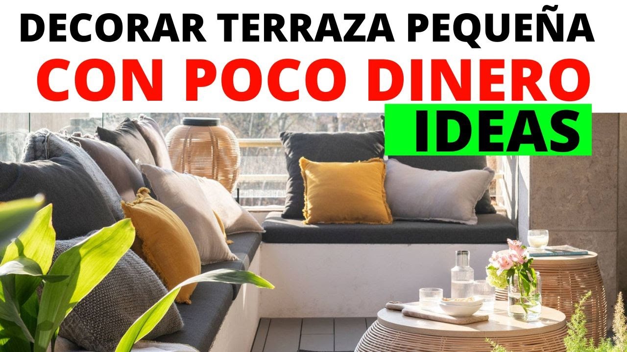 C&Oacute;MO DECORAR Terrazas peque&ntilde;as CON POCO DINERO | TERRAZA PEQUE&Ntilde;A 2023 |  IDEAS, DECORACI&Oacute;N...