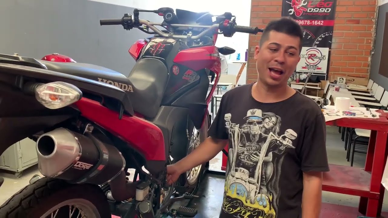 Quebrou montamos mais forte . Xre 190 para 233 cc !!!