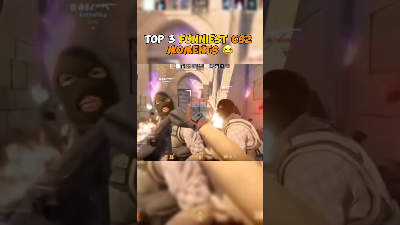 Top 3 Funniest CS2 Moments 😂 #cs2