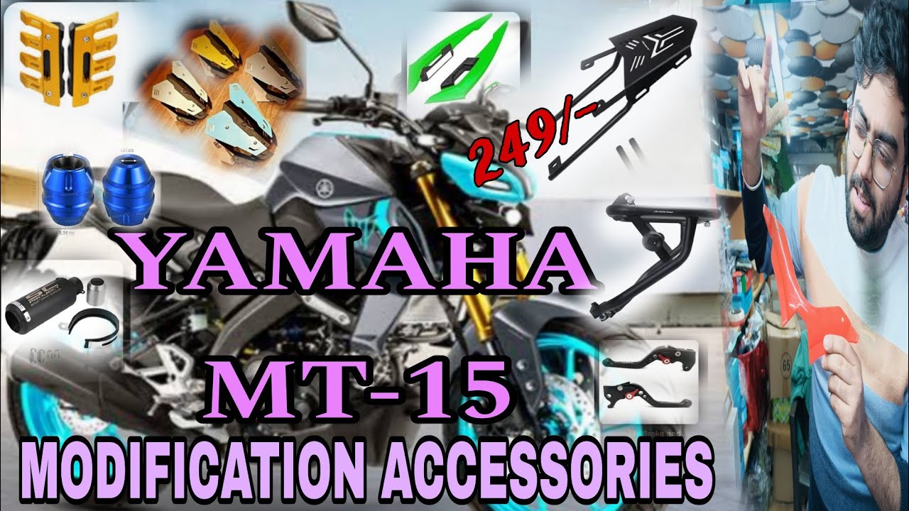 YAMAHA MT -15 BIKE ACCESSORIES 🔥🔥😍//MT 15 MODIFIED // YAMAHA ACCESSORIES 🔥//BIKE MODIFICATION