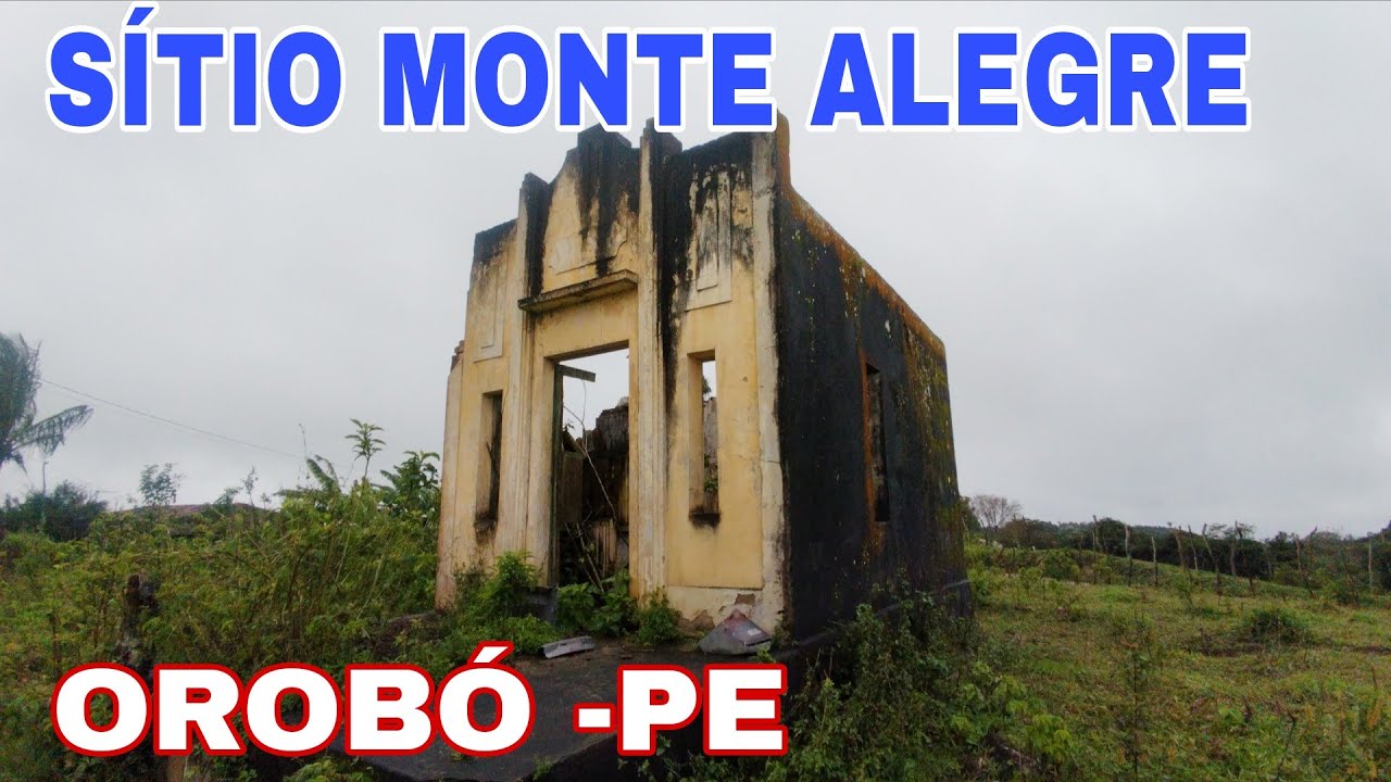 ENCONTREI UMA IGREJA ABANDONADA NA ZONA RURAL DE OROB&Oacute; -PE 