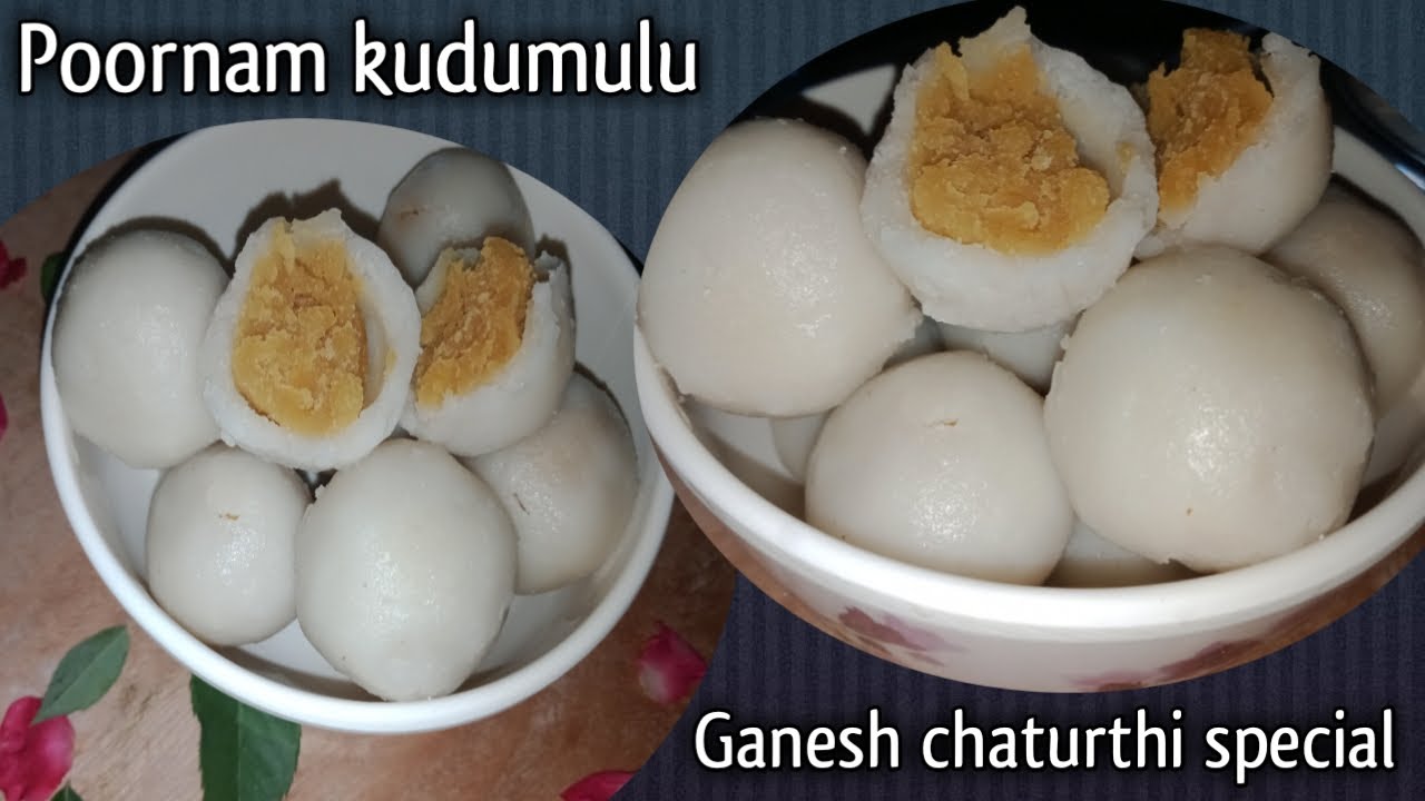 Poornam kudumulu for Lord Ganesha - Ganesh chaturthi prasadam recipe - vinayaka chavithi prasadam