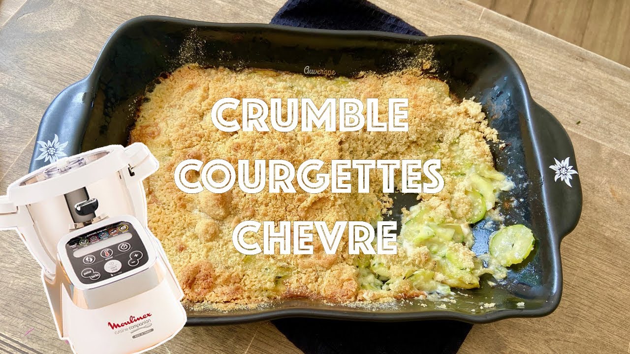 Recettes Companion  — CRUMBLE COURGETTES CHEVRE
