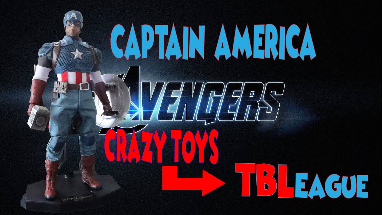 phicen 1/6: crazy toy Captain America Conversion to phicen body m33（美国队长改装素体phicen 1/6完美变装）