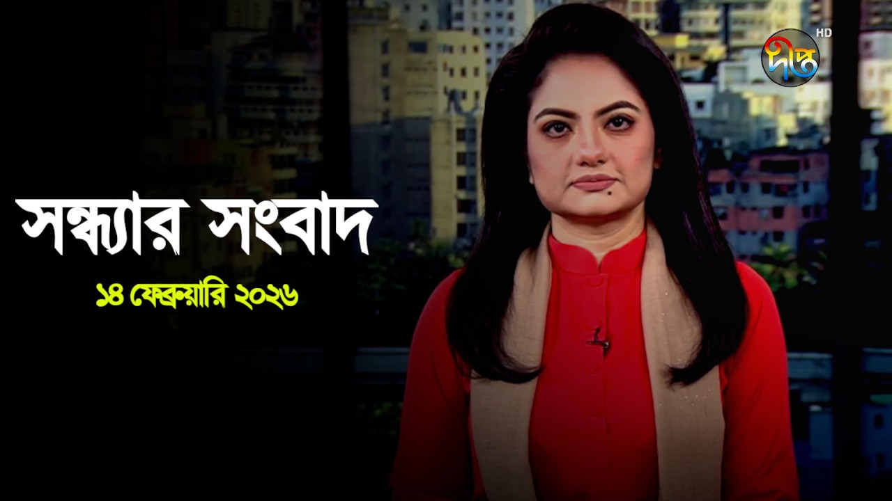 Deepto News | দীপ্ত সন্ধ্যার সংবাদ | ১৪ ফেব্রুয়ারি ২০২৬ | Full News