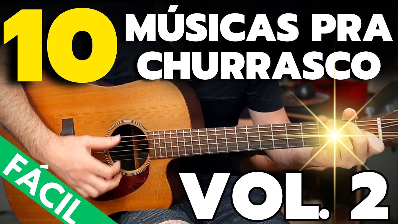 10 MÚSICAS FÁCEIS para tocar no churrasco - Vol. 2 - Renan Zimmer 🎸