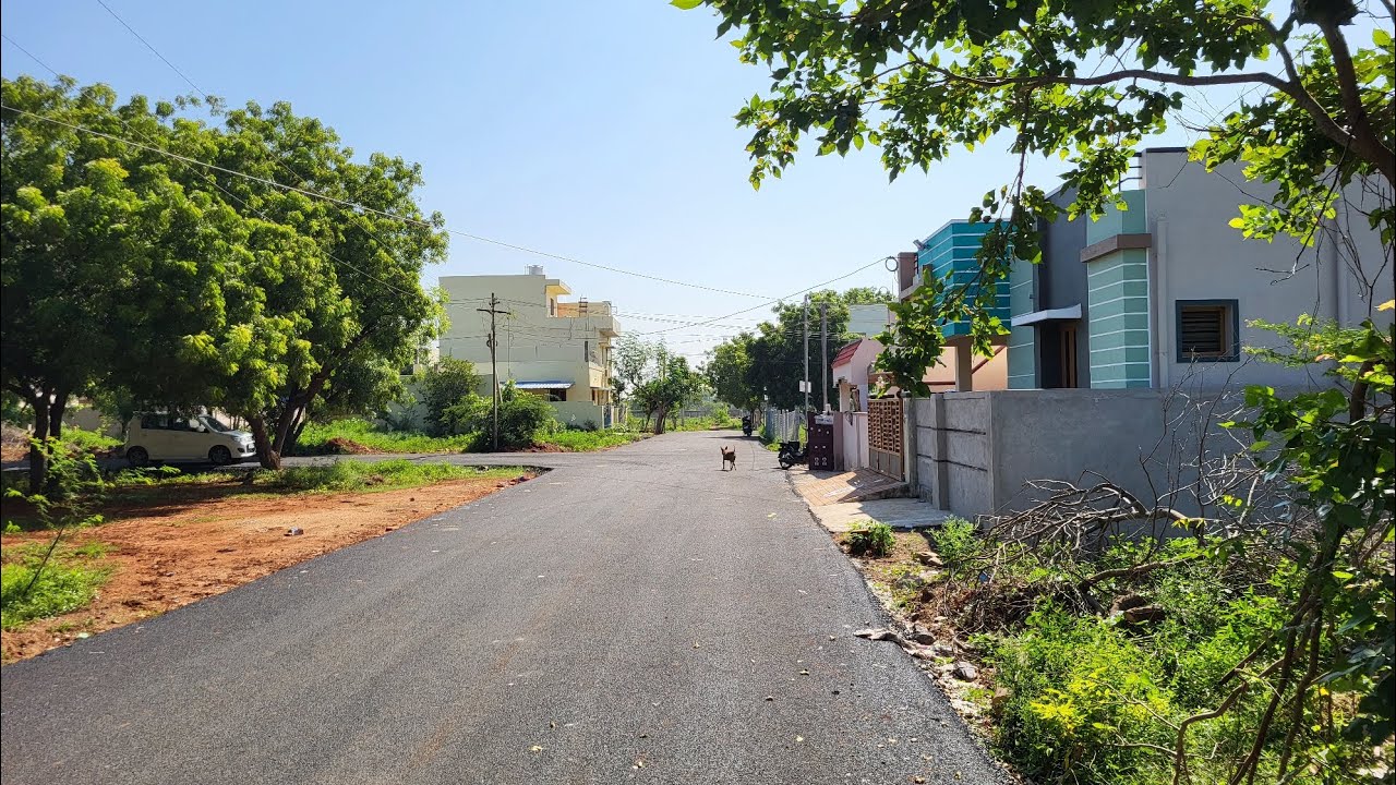 Plot for sale in trichy | 40 ft road | near airport | north face | 81224 50218 