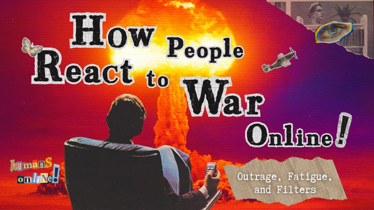 How People React to War Online: Outrage, Fatigue, and Filters