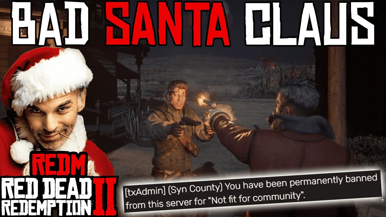 Santa Gets BANNED for Ban Evading (Red Dead RP)