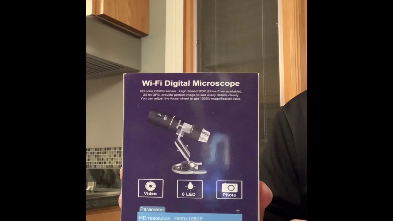 Unboxing of $60 wifi digital microscope  & testing (TRICHOMES) cannabis