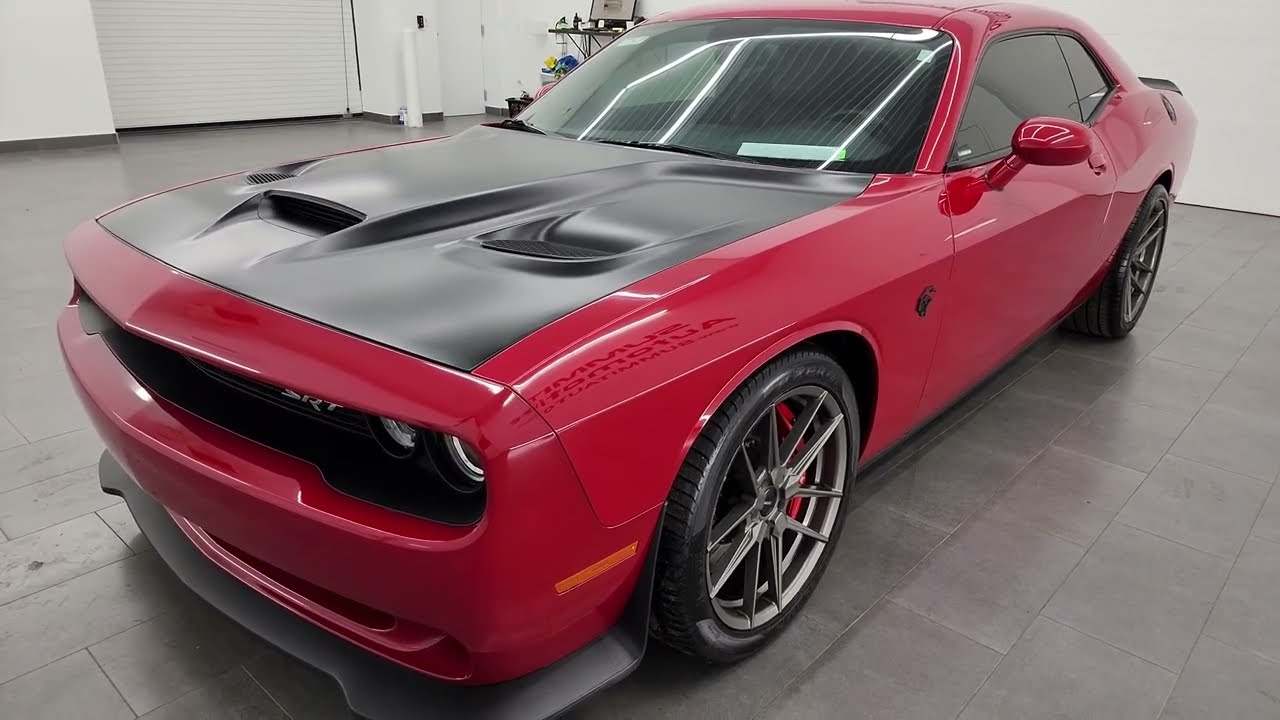 2016 DODGE CHALLENGER SRT8 HELLCAT 6 SPEED MANUAL REDLINE TRICOAT 4K WALKAROUND 13741Z SOLD!